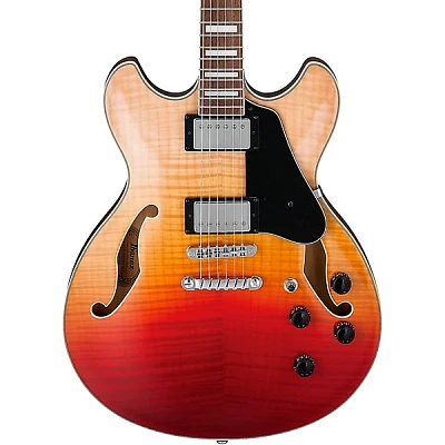 Ibanez AS73FM Artcore Semi-Hollow Electric Guitar Transparent Autumn Fade