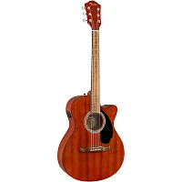 Fender FA-135CE All-Mahogany Concert Acoustic-Electric Guitar Mahogany