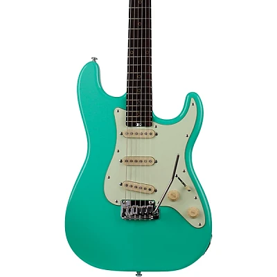 Open Box Schecter Guitar Research Nick Johnston Traditional Electric Guitar Level 2 Atomic Green, Mint Green Pickguard 194744702921