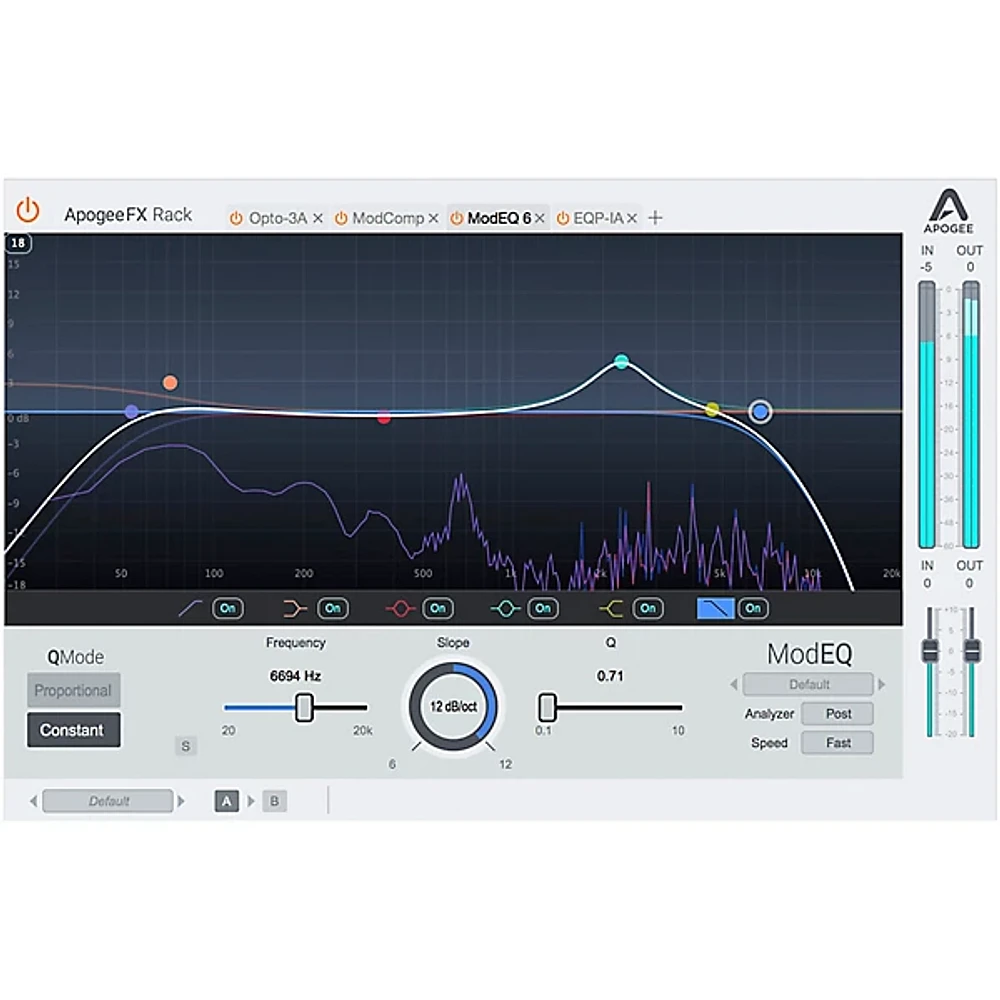 Apogee FX Rack Mod EQ