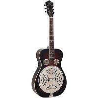 Recording King RR-36-VS Maxwell Series Round Neck Resonator Guitar Vintage Sunburst