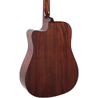 Recording King RD-G6-CFE5 Solid Top Dreadnought Cutaway Acoustic-Electric Guitar Natural