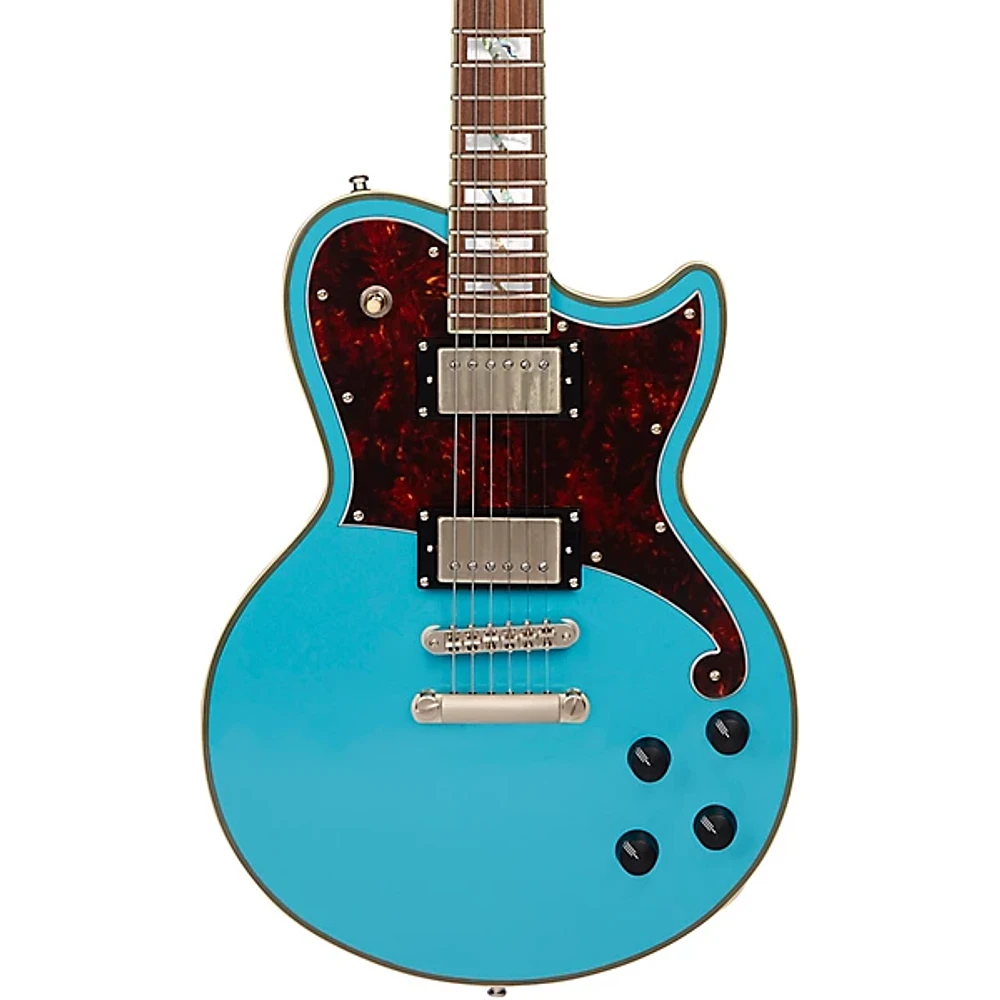 D'Angelico Deluxe Series Atlantic Brandon Niederauer Electric Guitar Sonic Blue