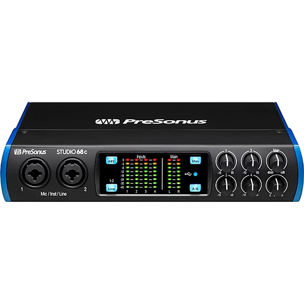 PreSonus Studio 68c USB-C 6x6 Audio/MIDI Interface