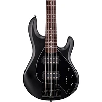 Sterling by Music Man StingRay Ray35HH Rosewood Fingerboard 5-String Electric Bass Stealth Black