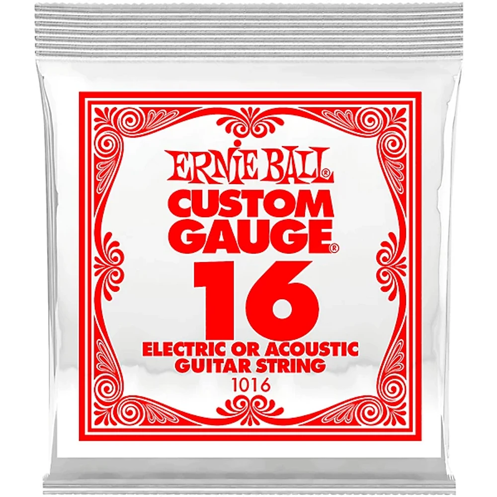 Ernie Ball 1016 .016GA Single Electric Guitar String