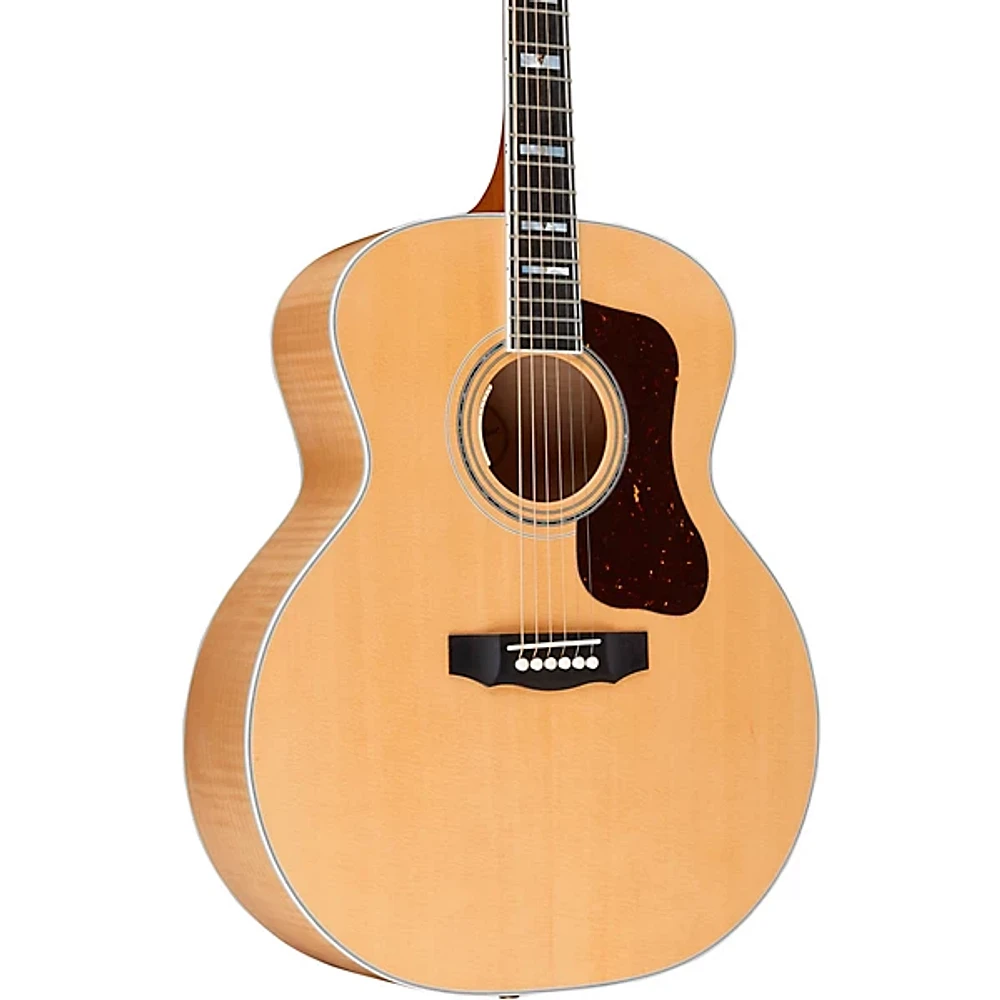 Guild F-55E Maple Jumbo Acoustic-Electric Guitar Natural