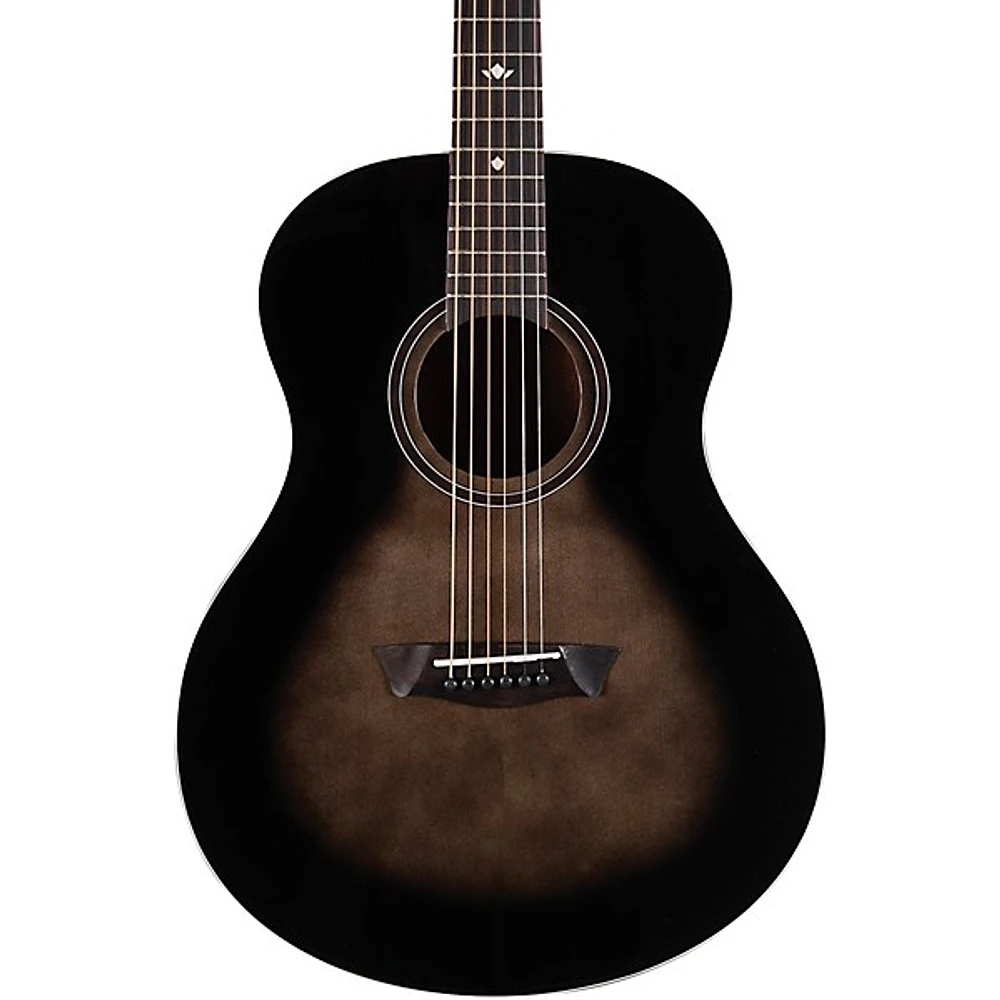 Washburn Bella Tono Novo S9 Studio Acoustic Guitar Transparent Charcoal Burst