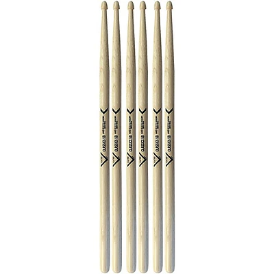 Vater Classics Series Drum Sticks - Buy 2, Get 1 Free 5B Wood