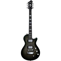 Hagstrom Ultra Max Electric Guitar Satin Black Burst