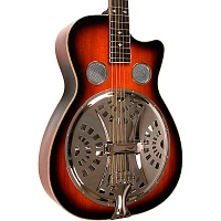 Gold Tone PBR-CA Paul Beard Signature-Series Roundneck Resonator Guitar with Cutaway Tobacco Sunburst