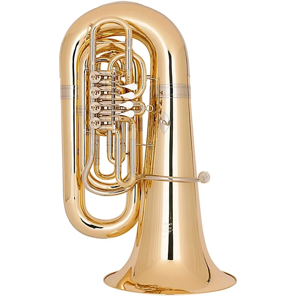 Miraphone Hagen 497 Series 4-Valve 6/4 BBb Tuba Yellow Brass Lacquer