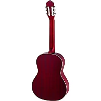 Ortega Family Series R121LWR Left-Handed Classical Guitar Transparent Wine Red