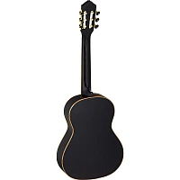 Ortega Family Series R221BK-3/4 3/4 Size Classical Guitar Gloss Black 0.75