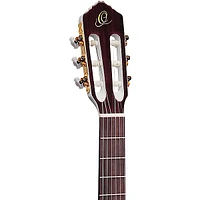 Ortega Family Series Pro RCE145WH Thinline Acoustic Electric Nylon Guitar White