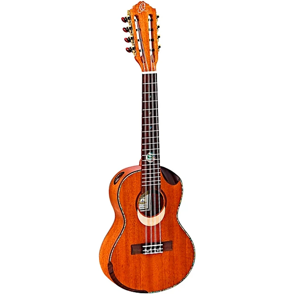 Ortega Eclipse Series ECLIPSE-TE8 8-String Tenor Ukulele Gloss Natural