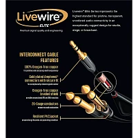 Livewire Elite Headphone Extension Cable 1/4" TRS Male to 1/4" TRS Female 10 ft. Black