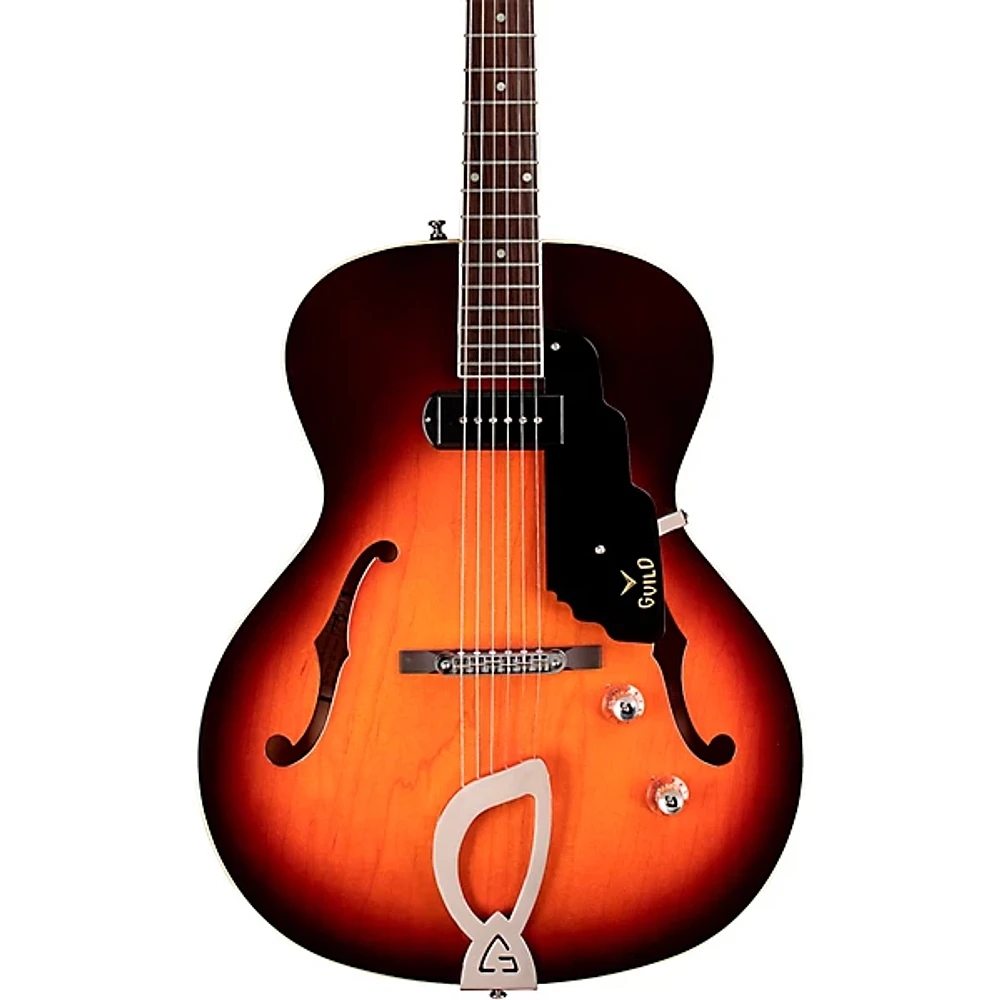 Guild T-50 Slim Hollowbody Electric Guitar Antique Sunburst