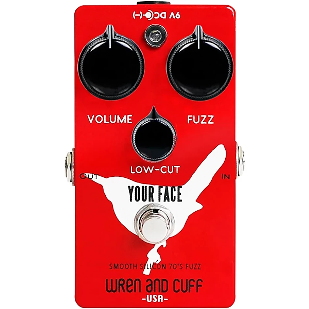 Open Box Wren And Cuff Your Face 70's Fuzz Effects Pedal Level 2  197881071257