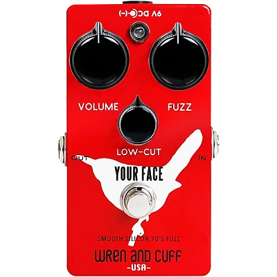 Open Box Wren And Cuff Your Face 70's Fuzz Effects Pedal Level 2  197881071257