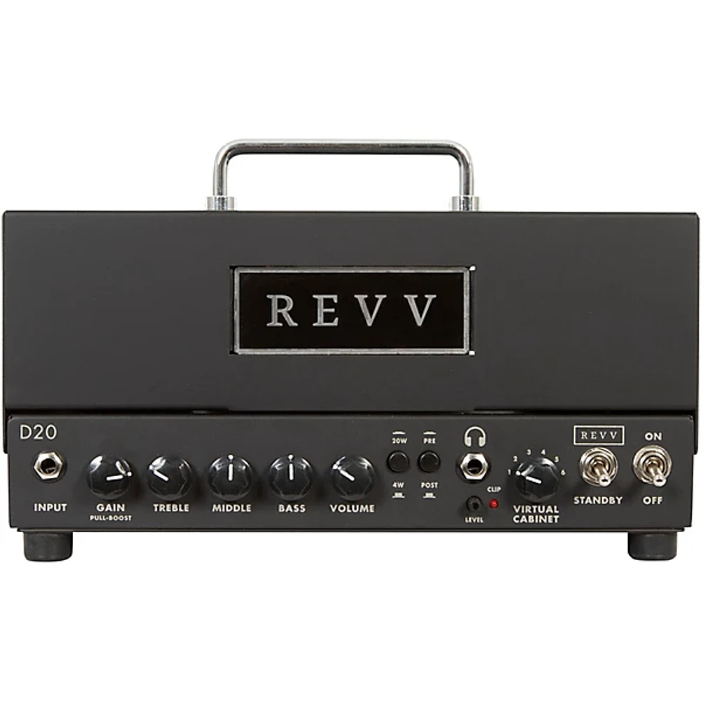 Revv Amplification D20 20W Tube Guitar Amp Head Black