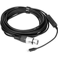 Open Box Saramonic LC-XLR Cable Interface with XLR-F to Apple Lightning Level 1