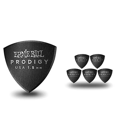 Ernie Ball Large Shield Prodigy Picks, 6-Pack 1.5 mm 6 Pack