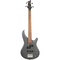 Mitchell MB100 Short-Scale Solidbody Electric Bass Guitar Charcoal Satin