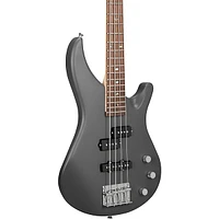 Mitchell MB100 Short-Scale Solidbody Electric Bass Guitar Charcoal Satin