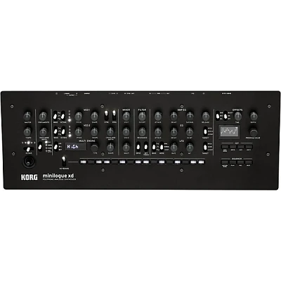 Open Box KORG minilogue xd module Keyboard Voice Expander and Desktop Synth Level 1 Black