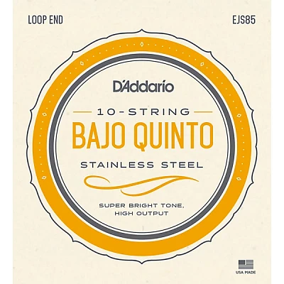 D'Addario Stainless Steel Bajo Quinto String Set