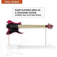 Traveler Guitar Vaibrant 88 Standard Electric Guitar Hot Pink