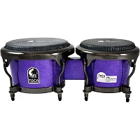 Toca Jimmie Morales Signature Series Purple Sparkle Bongos 7 and 8.5 in. Purple Sparkle