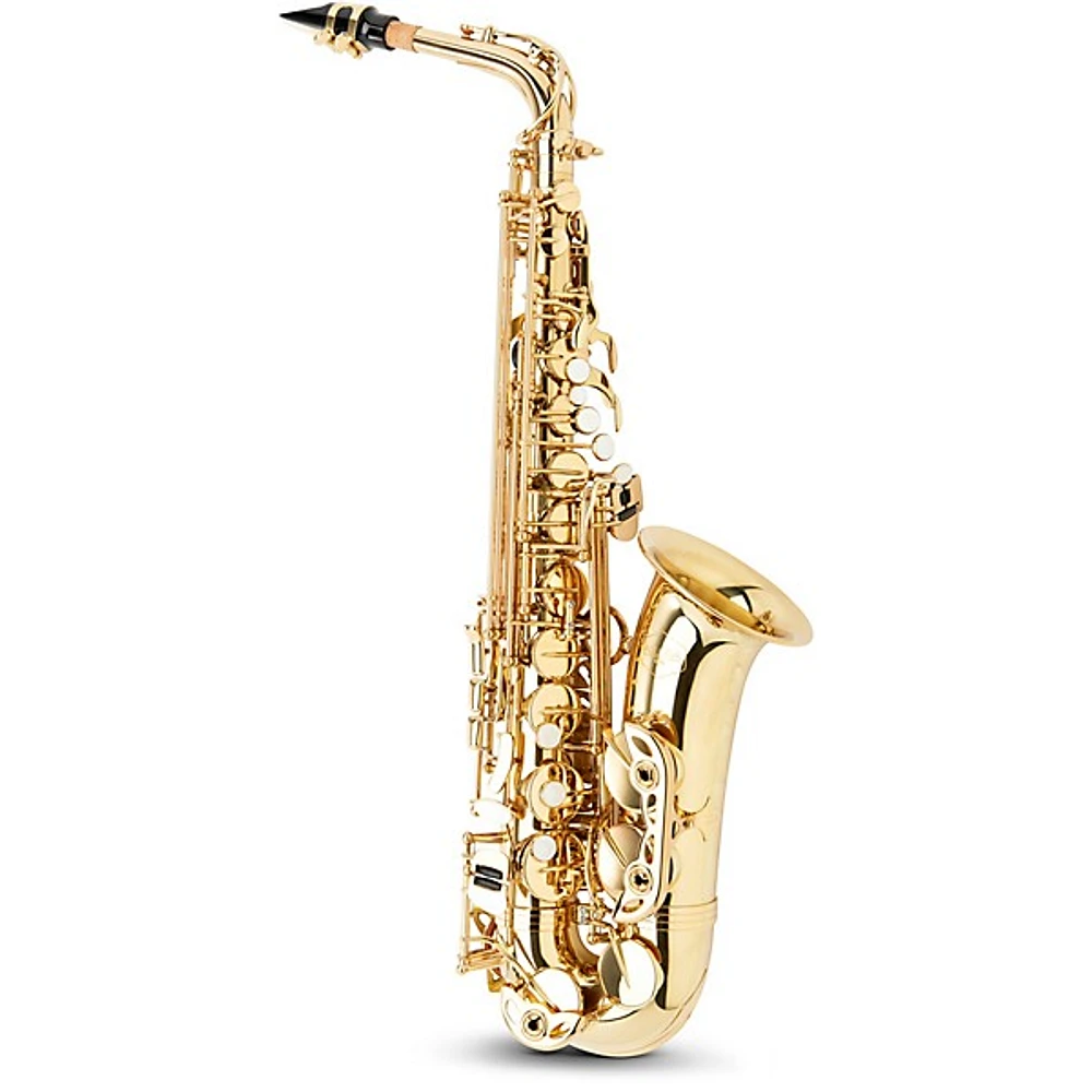 Open Box Allora AAS-450 Vienna Series Alto Saxophone Level 2 Lacquer, Lacquer Keys 194744865206