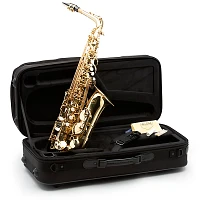 Open Box Allora AAS-450 Vienna Series Alto Saxophone Level 2 Lacquer, Lacquer Keys 194744865206