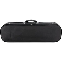 J. Winter Violin Oblong Case Greenline 4/4 Size Black Exterior, Blue Interior