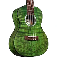 Cordoba 15CFM Flamed Mahogany Concert Ukulele Jade Green