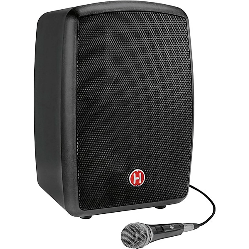 Harbinger RoadTrip 25 8" Battery-Powered Portable Speaker With Bluetooth and Microphone Black