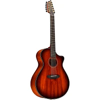 Breedlove Oregon Concerto Myrtlewood 12-String Cutaway Acoustic-Electric Guitar Bourbon Burst