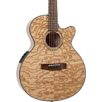 Mitchell MX430QAB Exotic Series Acoustic-Electric Quilted Ash Burl Natural