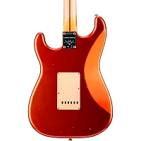 Fender Custom Shop 55 Dual-Mag Stratocaster Journeyman Relic Maple Fingerboard Limited Edition Electric Guitar Super Faded Aged Candy Apple Red