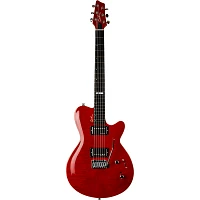 Godin DS-1 Daryl Stuermer Signature Electric Guitar Black/Trans Red