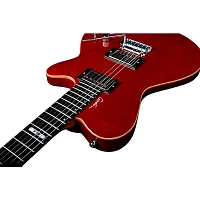 Godin DS-1 Daryl Stuermer Signature Electric Guitar Black/Trans Red