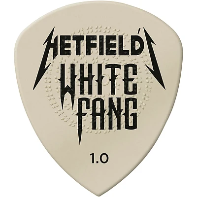 Dunlop White Fang James Hetfield Signature Picks 1.0 mm 6 Pack