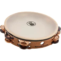 Open Box Black Swamp Percussion SoundArt Series Double Row 10" Tambourine with Remo Head Level 1 10 in. Chromium/Bronze