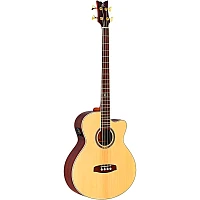 Ortega Deep Series 5 D558-4 Walnut Acoustic-Electric Bass Open Pore Natural