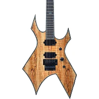 B.C. Rich Warlock Extreme Exotic with Floyd Rose Electric Guitar Spalted Maple