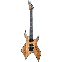 B.C. Rich Warlock Extreme Exotic with Floyd Rose Electric Guitar Spalted Maple