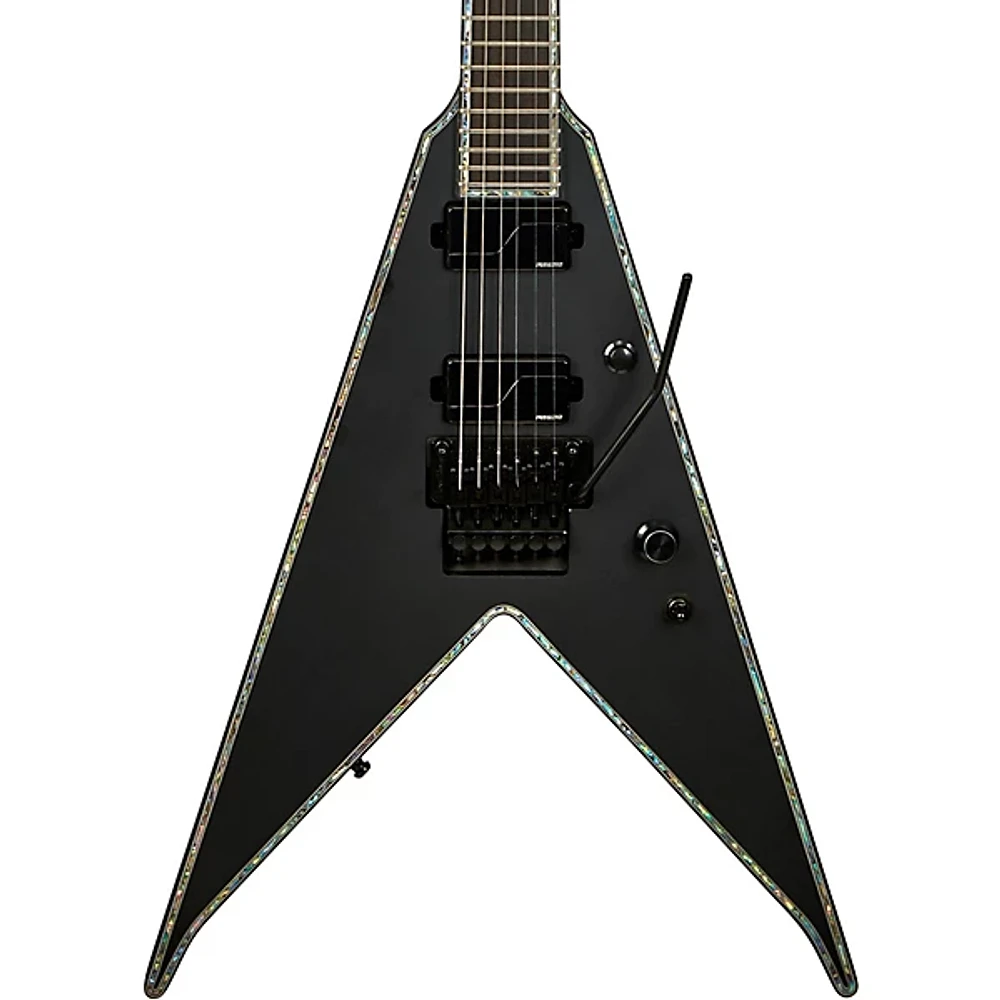 B.C. Rich Jr-V Extreme with Floyd Rose Electric Guitar Black Matte