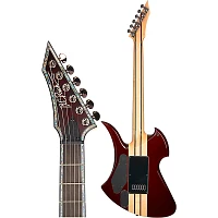 B.C. Rich Mockingbird Extreme Exotic with Evertune Bridge Electric Guitar Black Cherry